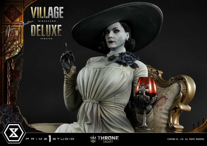 Throne Legacy Resident Evil Village 1/4 Scale Statue: Alcina Dimitrescu Deluxe Version image 59