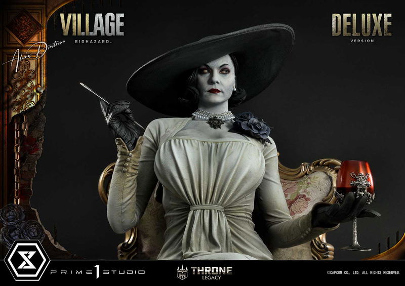 Throne Legacy Resident Evil Village 1/4 Scale Statue: Alcina Dimitrescu Deluxe Version image 60