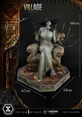 Throne Legacy Resident Evil Village 1/4 Scale Statue: Alcina Dimitrescu Deluxe Version thumbnail 67