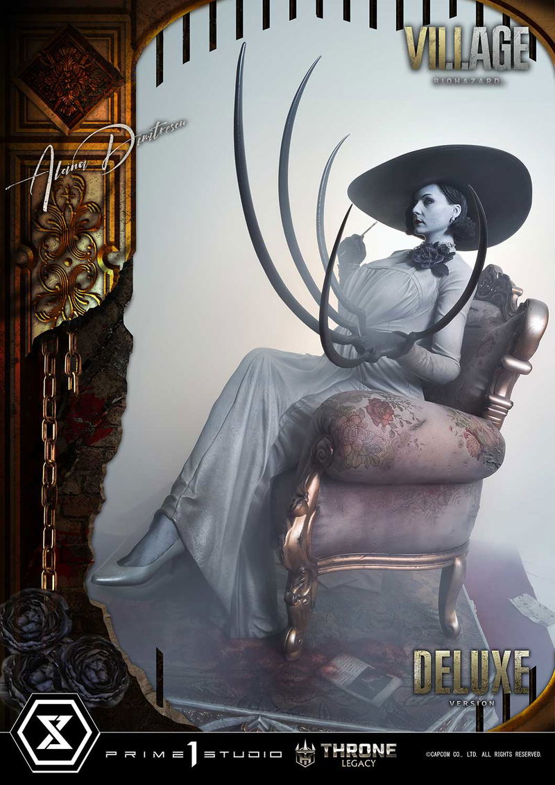 Throne Legacy Resident Evil Village 1/4 Scale Statue: Alcina Dimitrescu Deluxe Version image 7