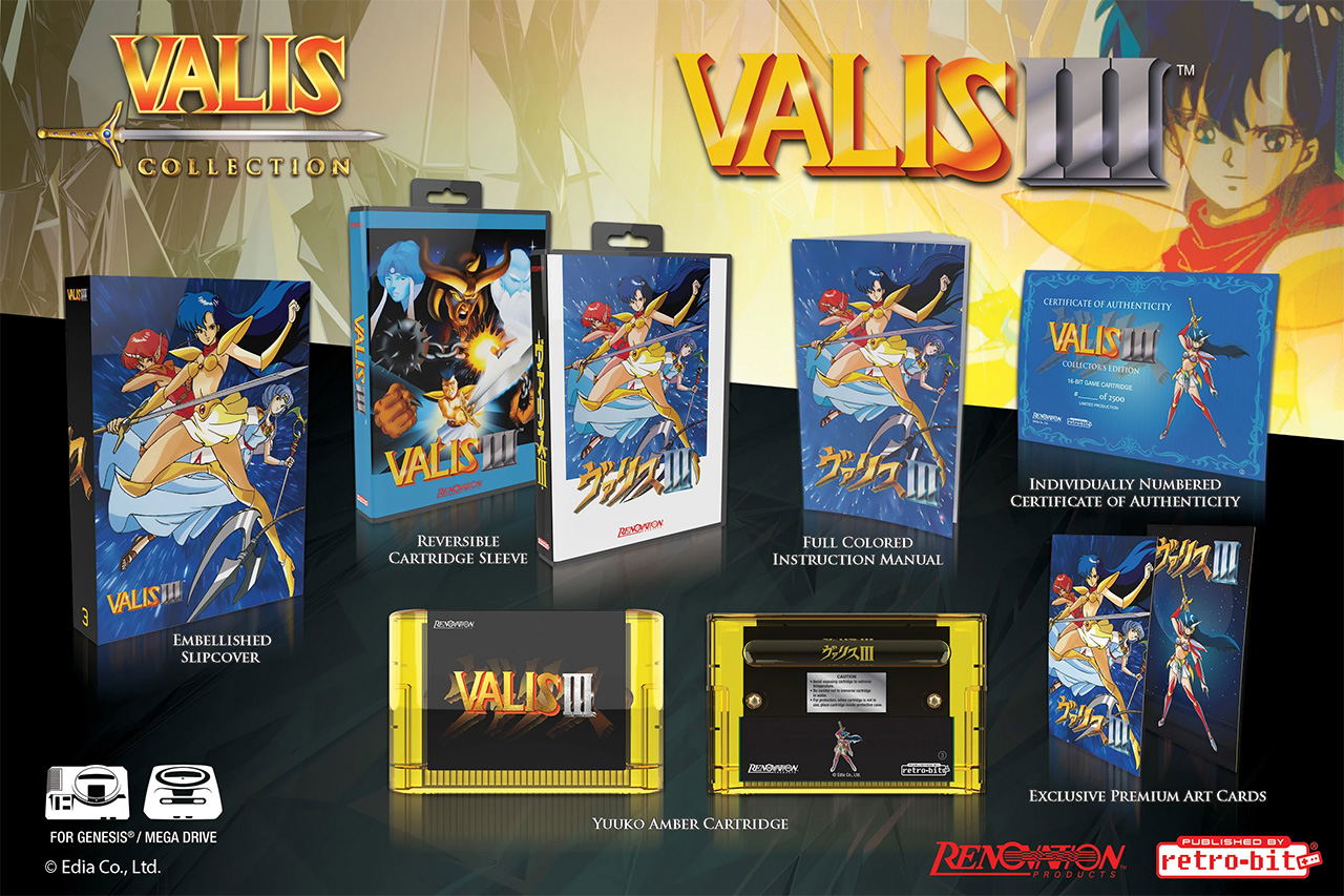 Valis Collection en précommande sur Mega Drive Valis Collection en précommande sur Mega Drive