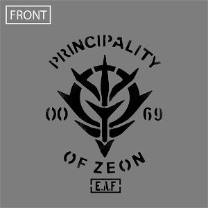 Mobile Suit Gundam Zeon Earth Army Heavyweight T-shirt (Mix Gray | Size M)