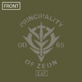 Mobile Suit Gundam Zeon Earth Army Heavyweight T-shirt (Moss | Size S) thumbnail 2