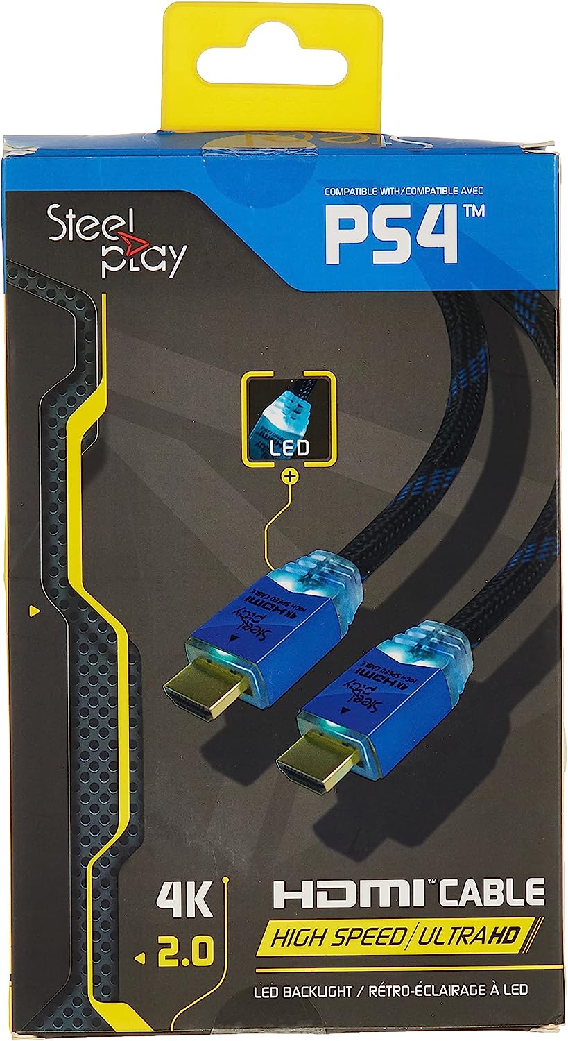 Steelplay - 4K HDMI HS Ultra HD Cable 2m for PS4 for Windows ...