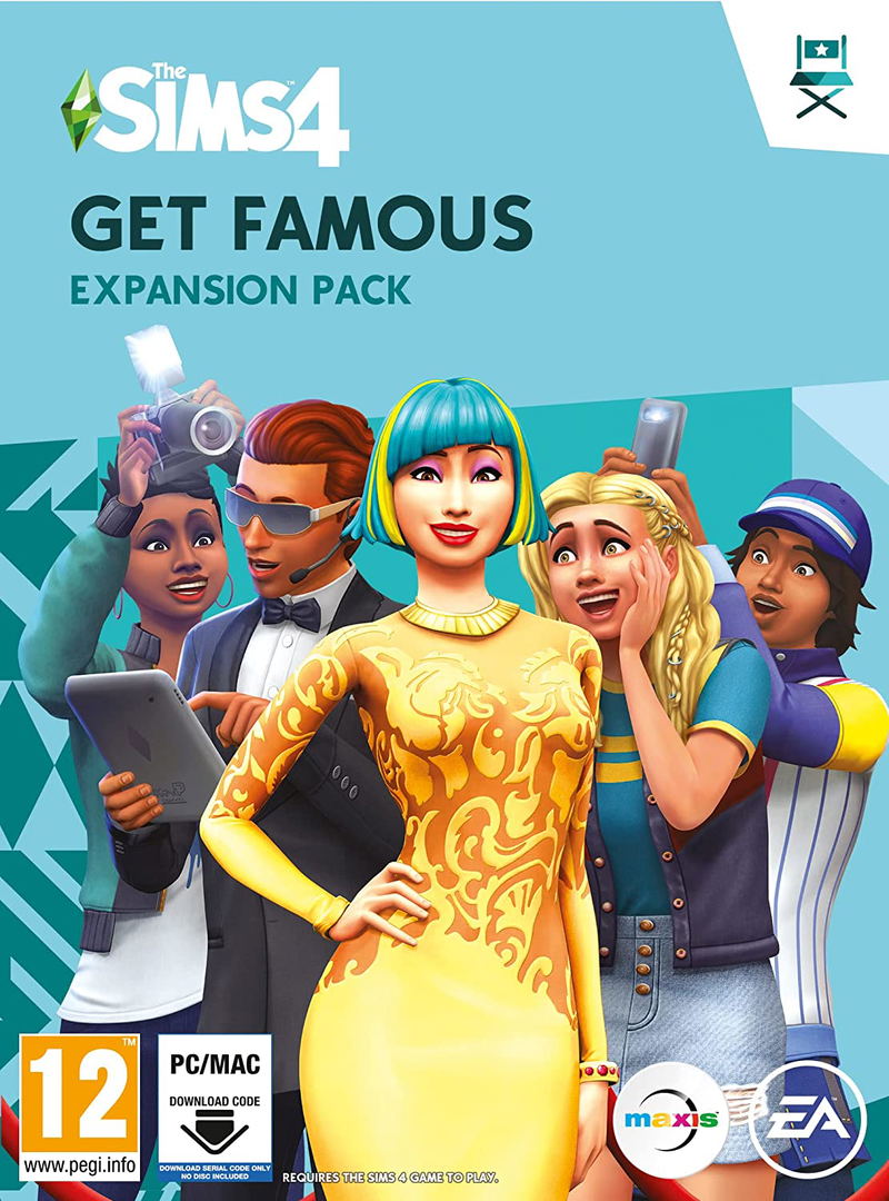 The Sims 4: Get Famous Expansion Pack [Code in a box] (Norway Cover) image 1