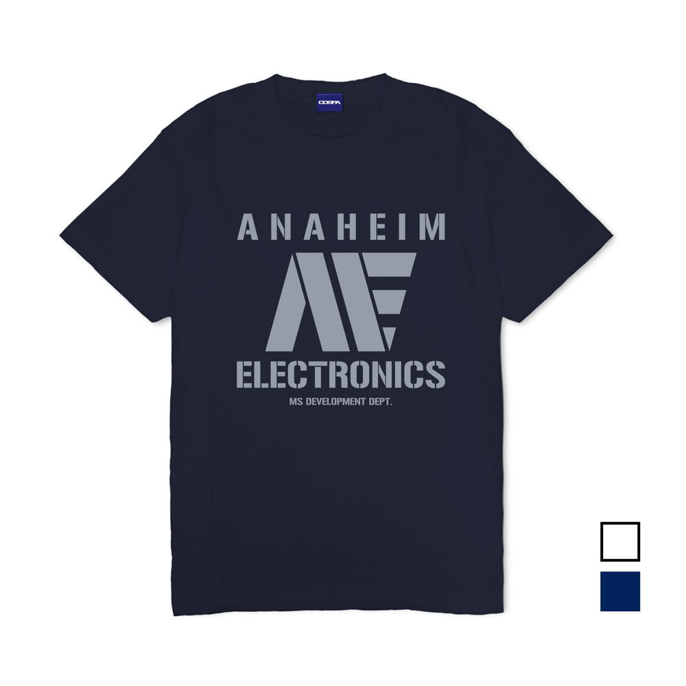 Mobile Suit Z Gundam Anaheim Electronics Heavyweight T-shirt (Navy 