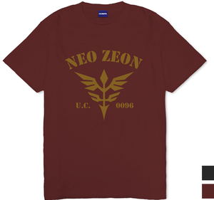 Mobile Suit Gundam Unicorn Neo Zeon Heavyweight T-shirt (Burgundy | Size S)_