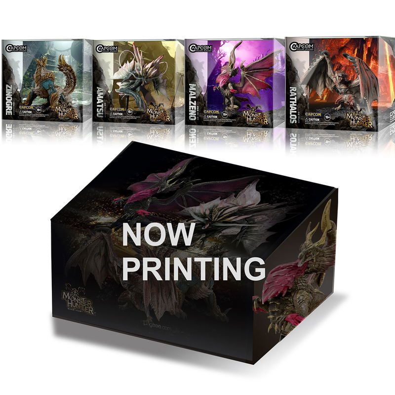 Capcom Figure Builder Cube Monster Hunter 4 Set Box: (Rathalos / Zinogre / Malzeno / Amatsu) image 2