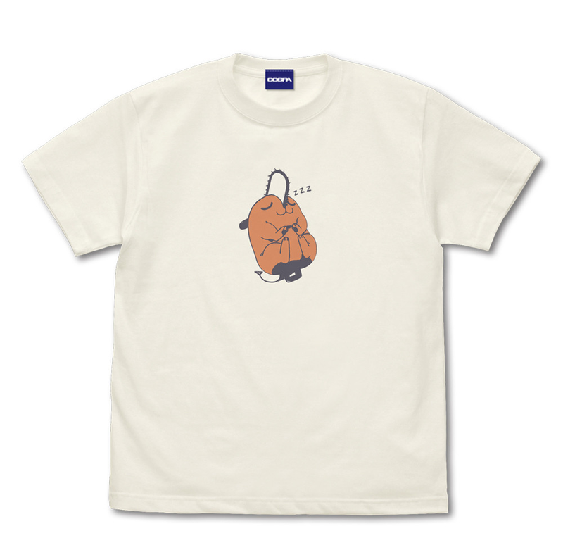 Chainsaw Man Pochita T-shirt (Vanilla White | Size S) image 1