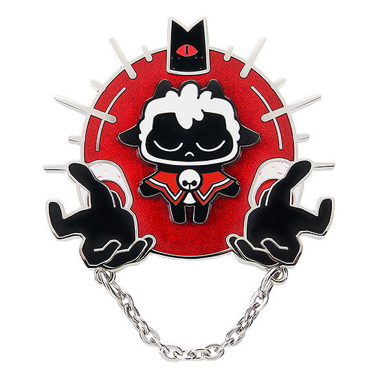 Cult Of The Lamb Spinning Pin image 1