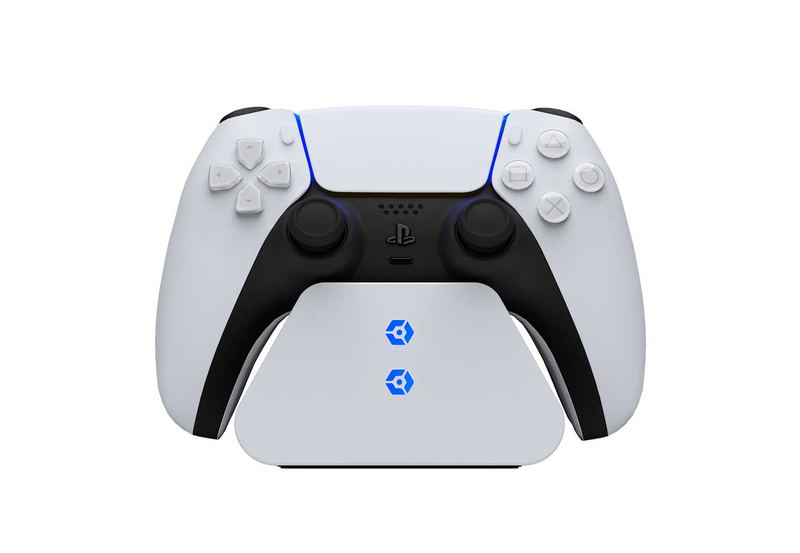 Gioteck Wireless Controller Duo Charging Stand For PS5 (Colours) image 1