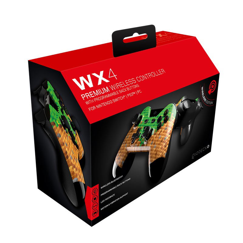 Gioteck WX-4 Wireless RGB Controller for Switch (PC Cube) for Nintendo ...