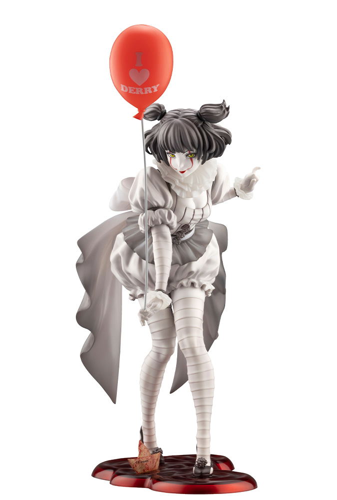 It Horror Bishoujo 1/7 Scale Pre-Painted Figure: Pennywise (2017) Monochrome Ver. image 1