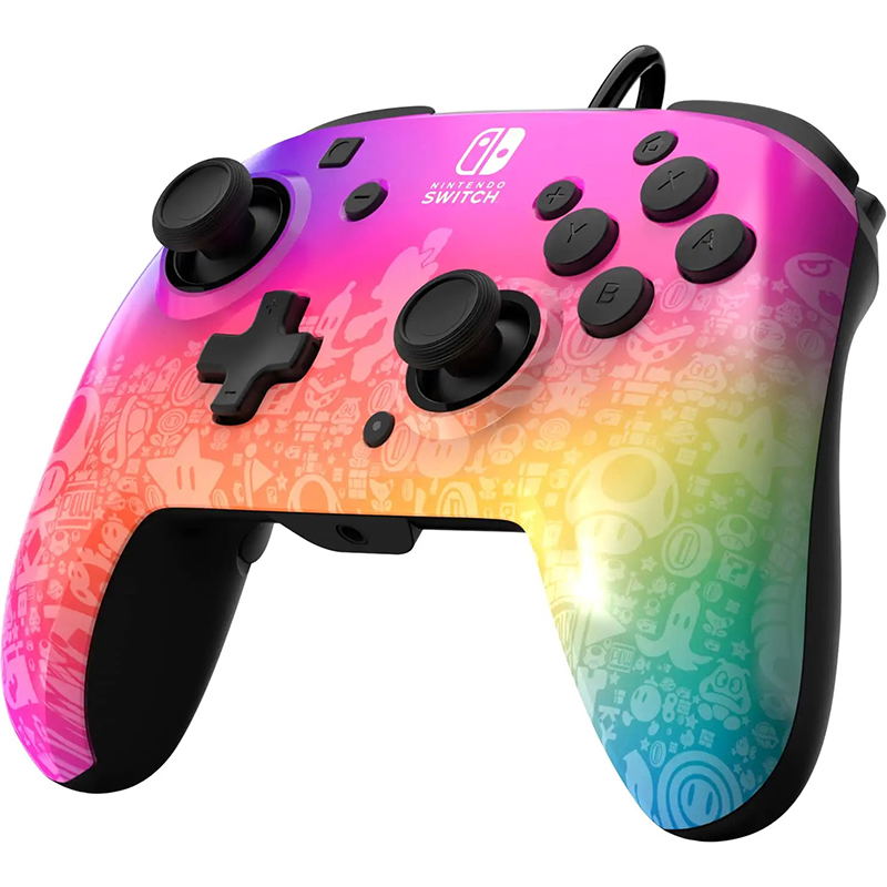 PDP Rematch Wired Controller for Nintendo Switch (Star Spectrum) image 4