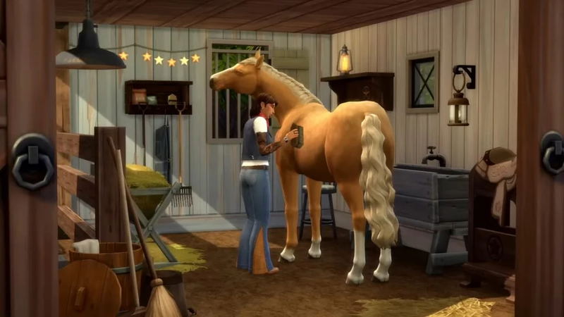 The Sims 4: Horse Ranch (DLC) <span class="ext" style="background-color: #B0000F; color: #FFFFFF;">DLC</span> <span class="ext" style="background-color: #F96529; color: #FFFFFF;">Electronic Arts</span> <span class="ext ext_digital">digital</span> image 2