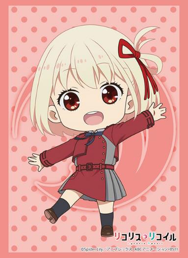 Bushiroad Sleeve Collection High-grade Vol. 3878 Lycoris Recoil Nishikigi Chisato Mini Character Ver. image 1