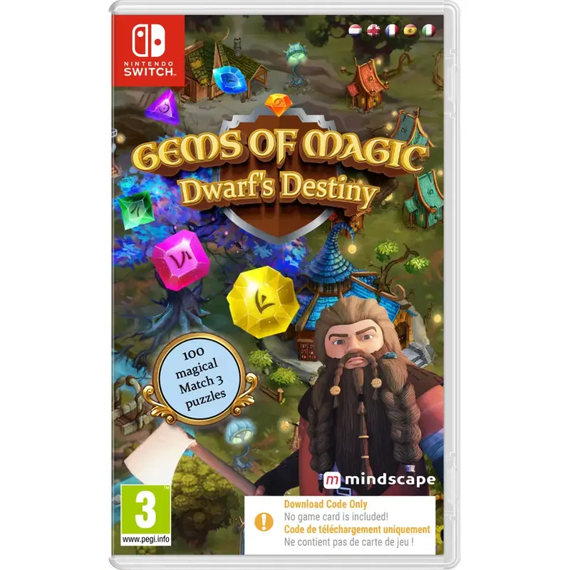 Gems of Magic: Dwarf's Destiny (Code in a Box) image 1