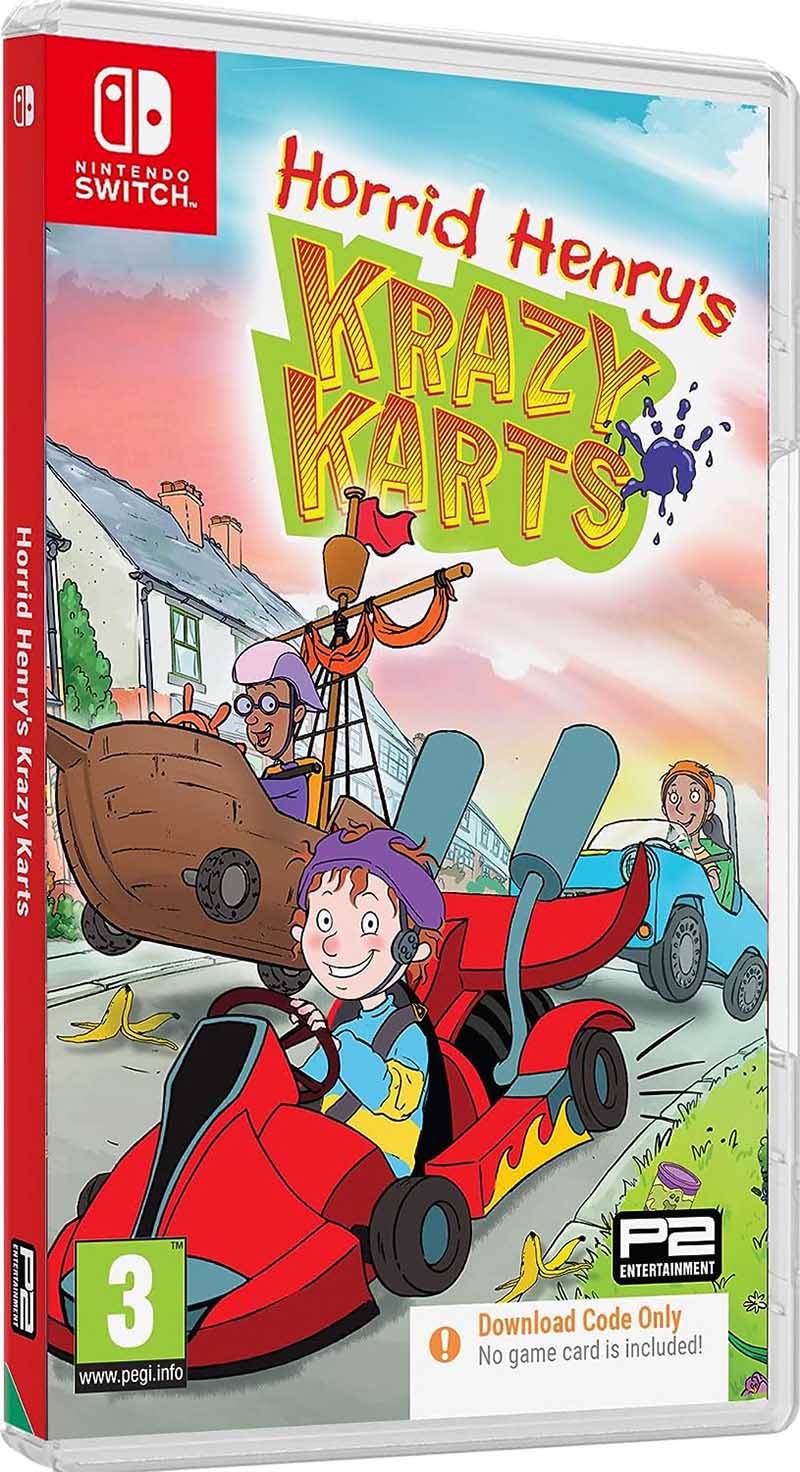 Horrid Henry's Krazy Karts (Code in a box) image 1