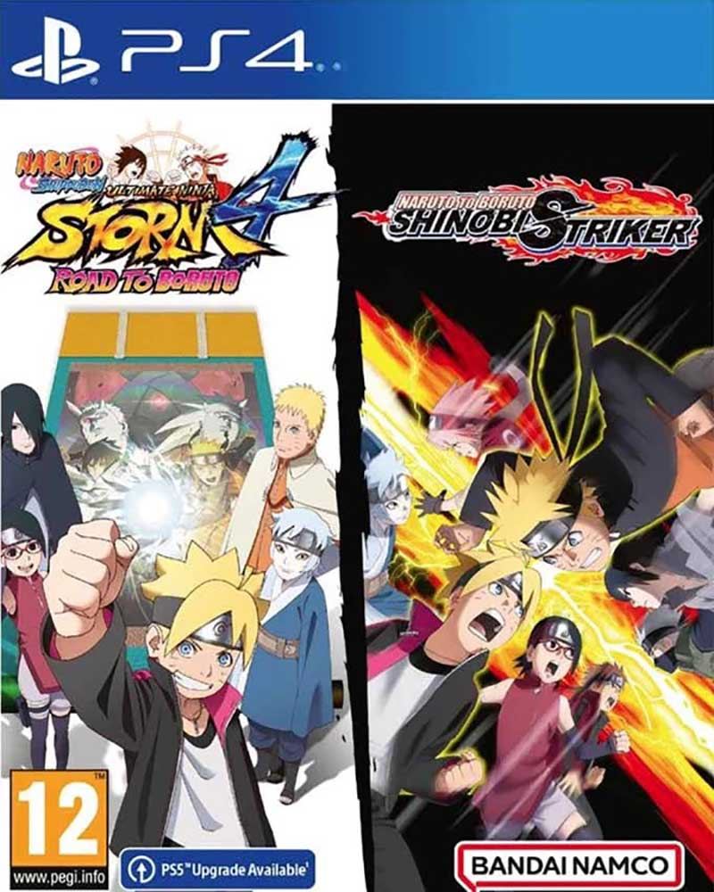 Naruto Shippuden Ultimate Ninja Storm 4 & Naruto to Boruto Shinobi Striker  - PS4