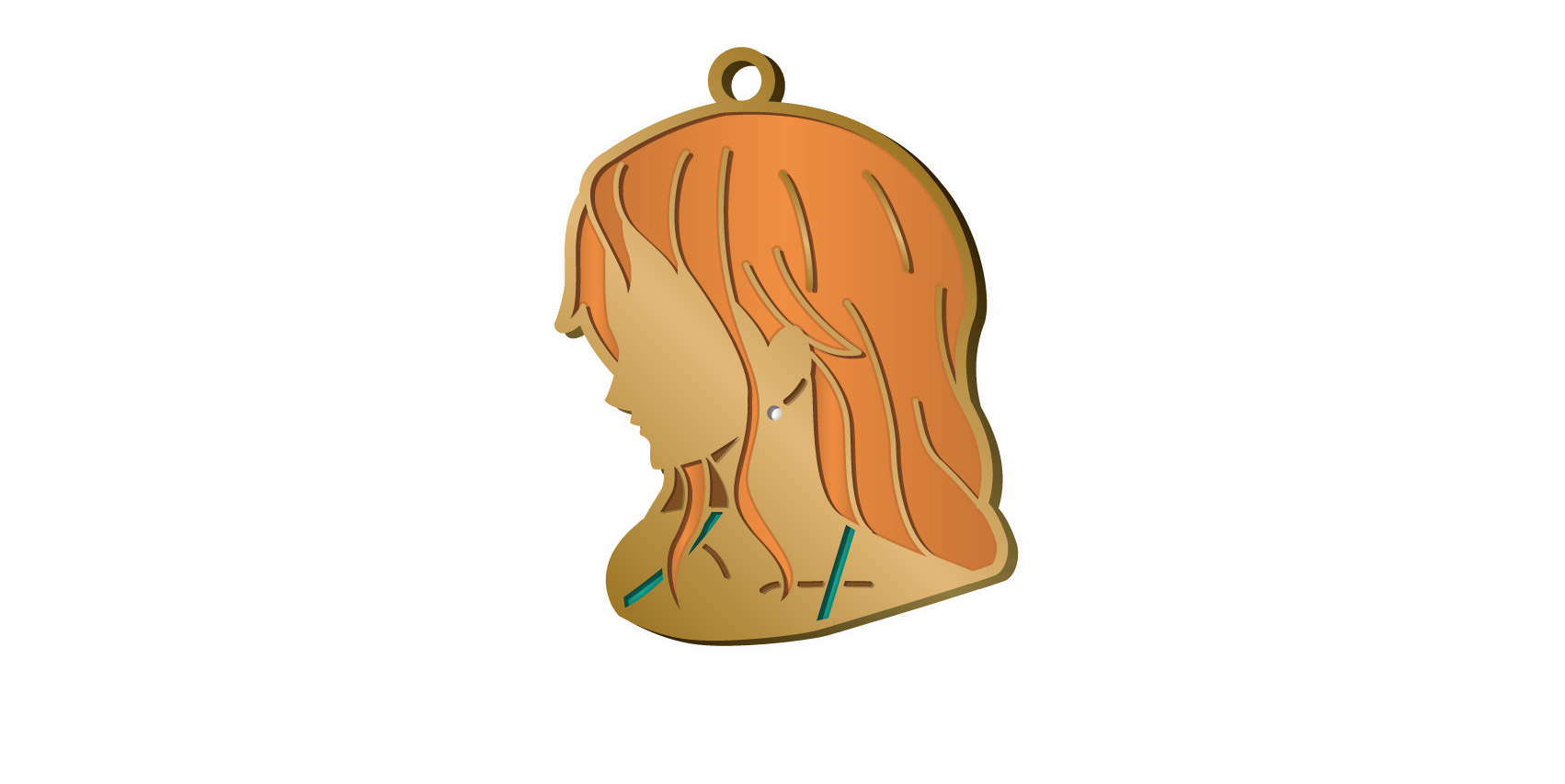 One Piece Silhouette Charm Vol. 2 Nami