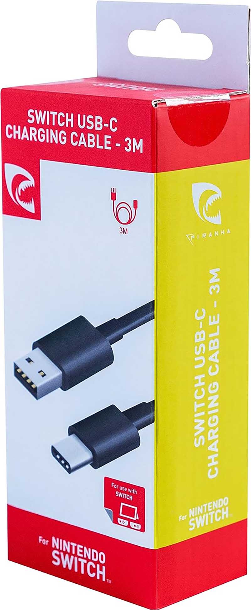 Piranha USB- C Charging Cable 3M for Nintendo Switch (3m) image 1