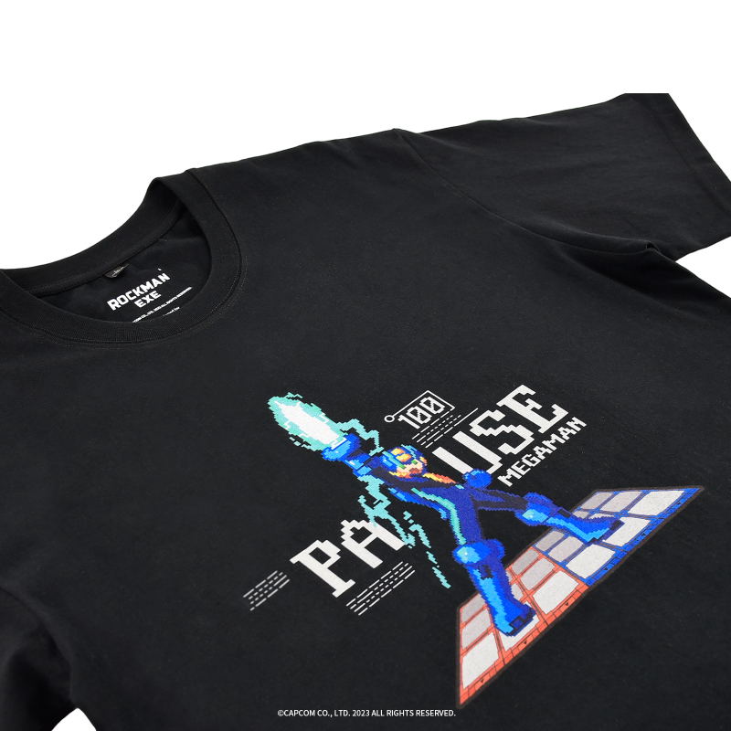 Rockman.EXE Fanthful FP013RME23 T-shirt (Black | Size M) image 4