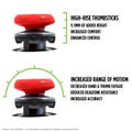 KontrolFreek Inferno Performance Grips for Xbox Series X (Red) thumbnail 3