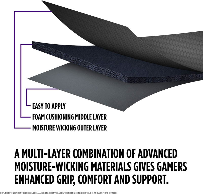 KontrolFreek Performance Grips for PS5 (Nightfall Black) image 4