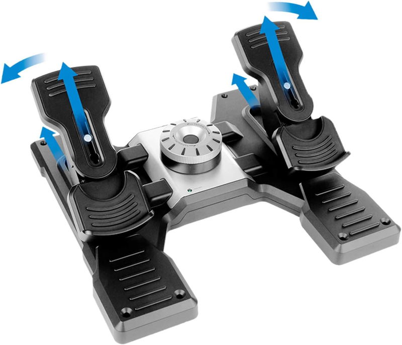 Logitech G Pro Flight Rudder Pedals for PC image 3