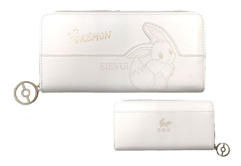 Pokemon Eevee Round Long Wallet Ivory PM-4062-IVO image 1