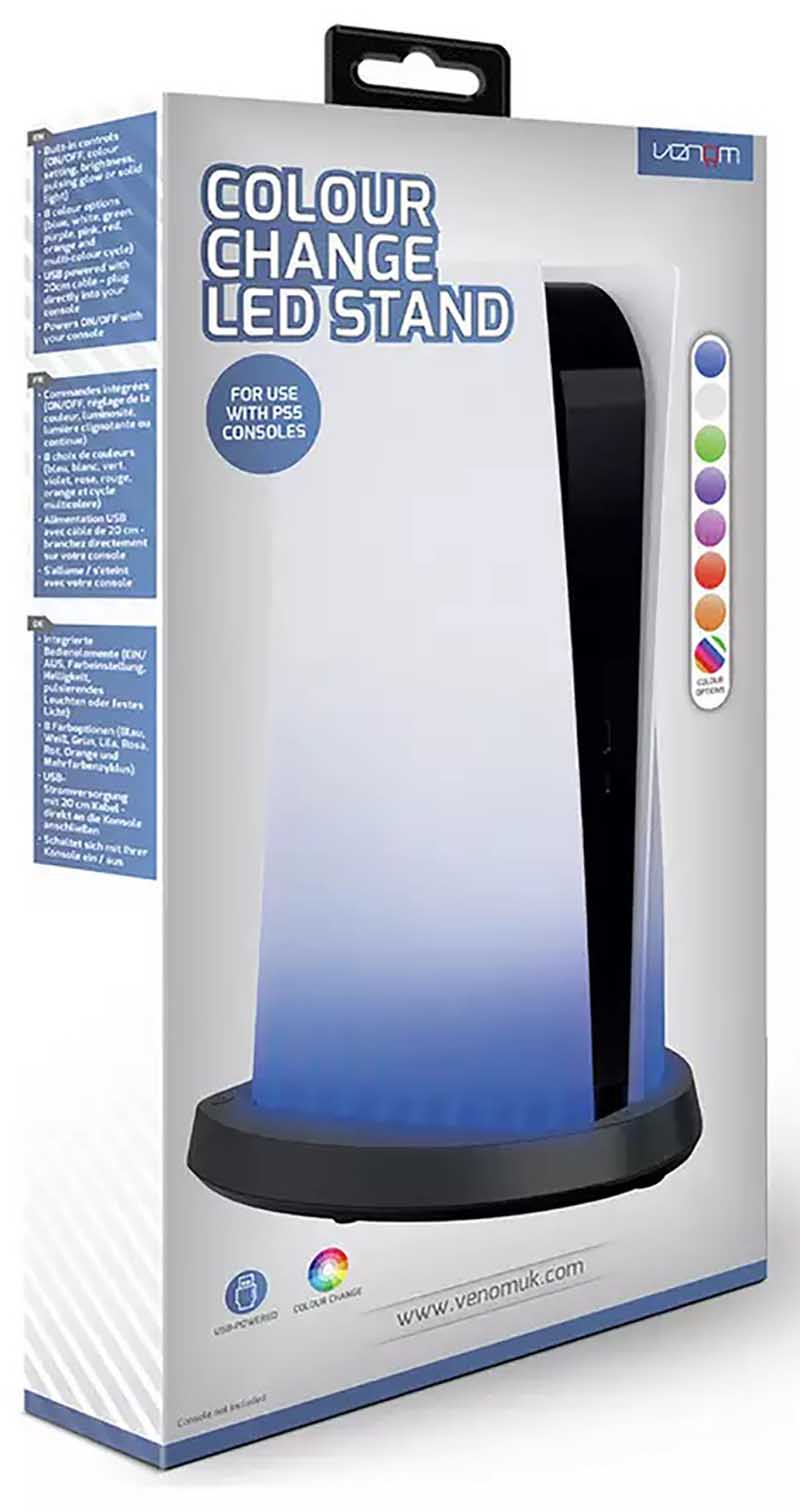 Venom Colour Change LED Stand - PS5 for PlayStation 5