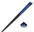Dragon Quest Smile Slime Japanese Series Chopsticks & Chopstick Rest Set Blue (Re-run) thumbnail 2