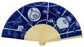 Dragon Quest Smile Slime Japanese Series Folding Fan Blue (Re-run) thumbnail 1