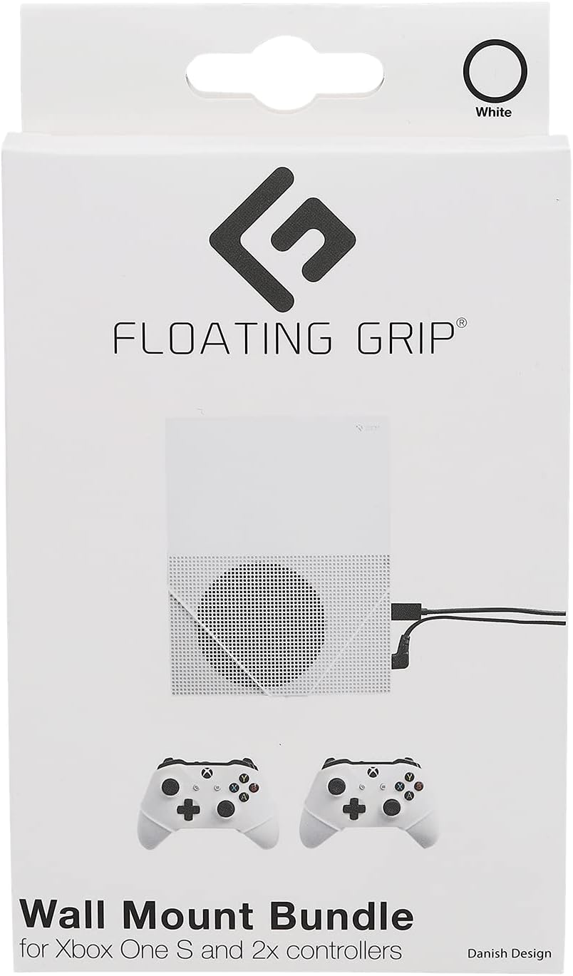 FLOATING GRIP Wall Mount Bundle for Xbox One S for Xbox One X