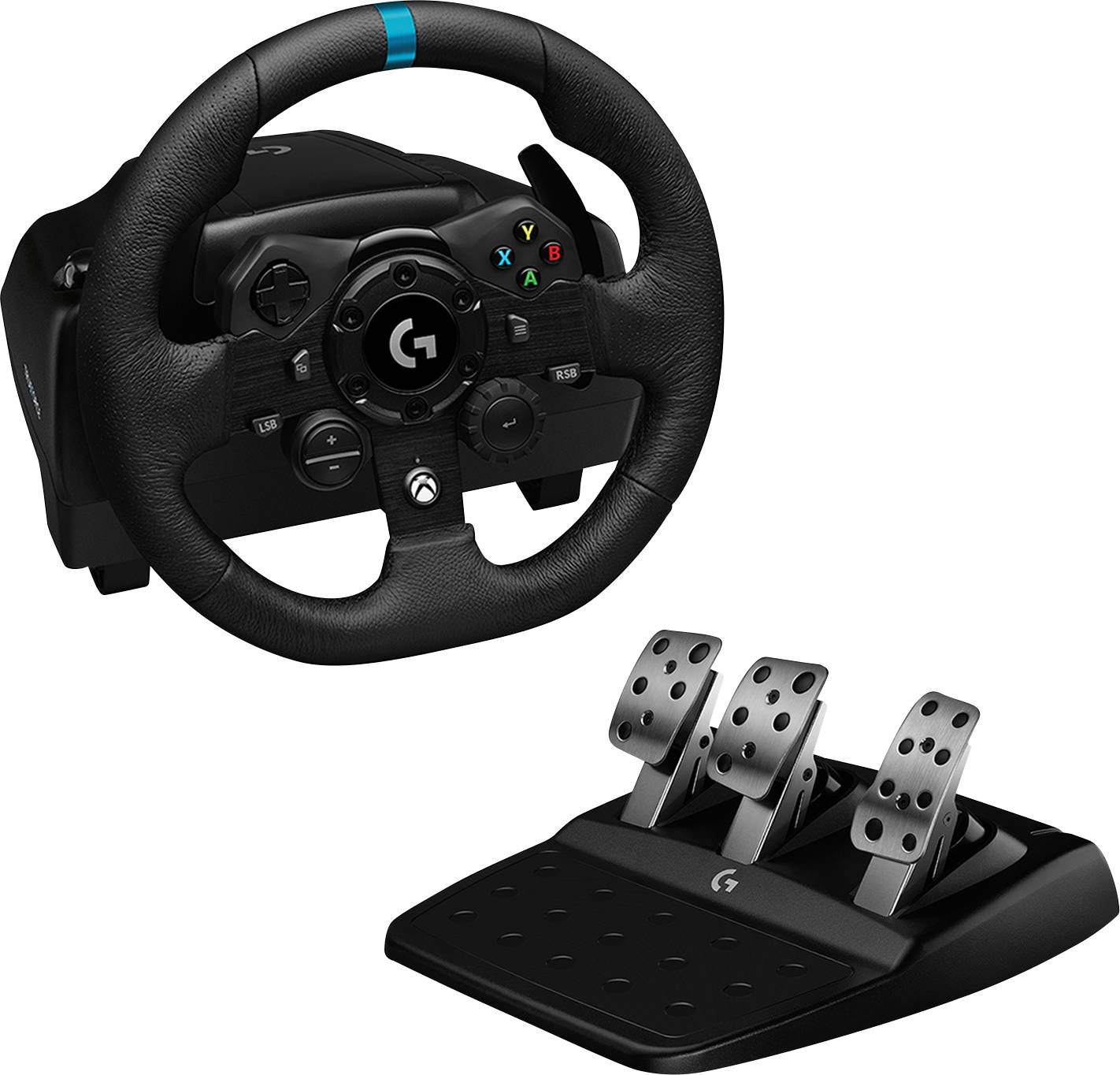 Logitech G923 Racing Wheel and Pedals for Xbox One / PC for Windows, Xbox One