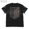 Attack On Titan Survey Corps T-shirt Ver2.0 (Black | Size S) thumbnail 3