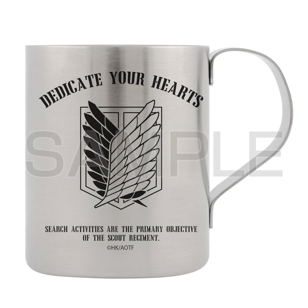Attack On Titan Survey Corps Double Layer Stainless Mug Cup Ver2.0