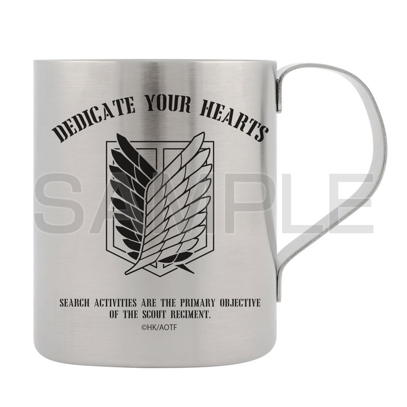 Attack On Titan Survey Corps Double Layer Stainless Mug Cup Ver2.0 image 1