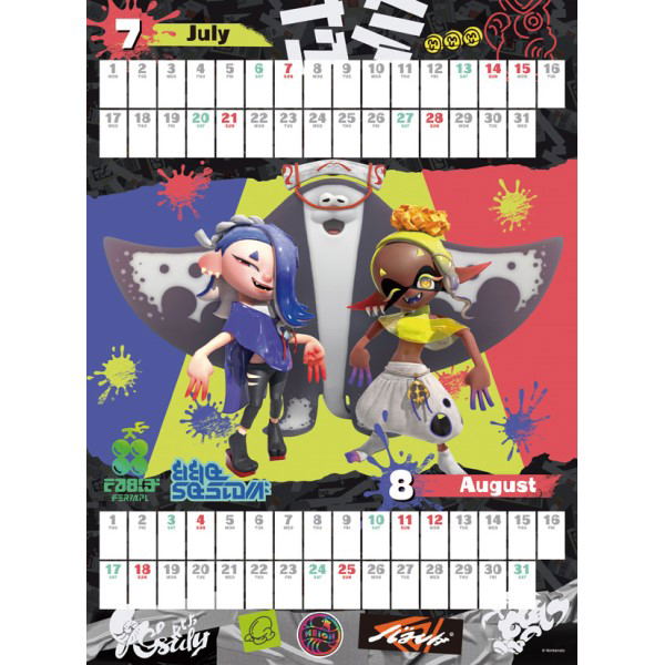 Splatoon 3 2024 Wall Calendar image 2
