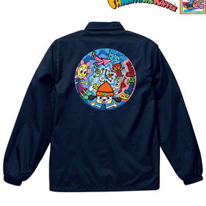 PaRappa The Rapper Full Color Print Coach Jacket (Size S)_