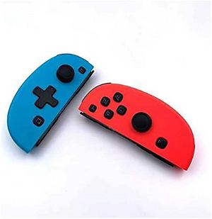 Meglaze - Wireless Controllers Joy-Con Controllers for Nintendo Switch (Neon Blue / Neon Blue)