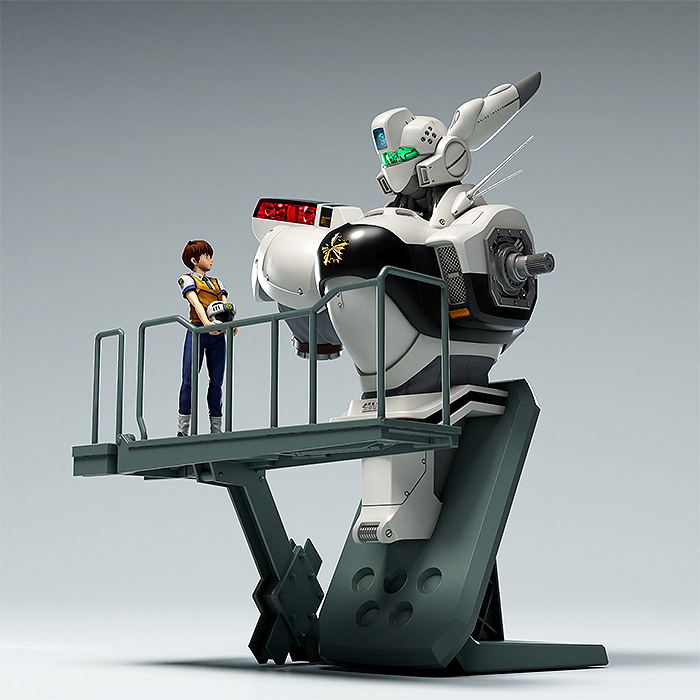 Mobile Police Patlabor PLAMAX MF-75 1/20 Scale Plastic Model Kit: Minimum Factory Machine Bust Collection Izumi Noa with Alphonse image 2