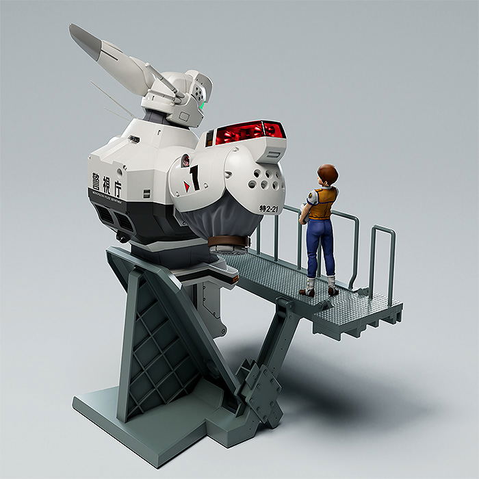 Mobile Police Patlabor PLAMAX MF-75 1/20 Scale Plastic Model Kit: Minimum Factory Machine Bust Collection Izumi Noa with Alphonse image 3