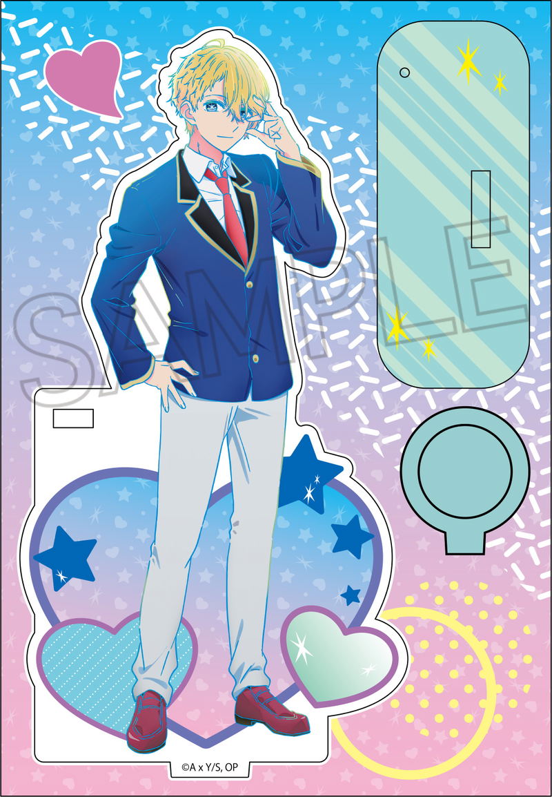Oshi no Ko Vivid Line Acrylic Pen Stand Aqua image 2