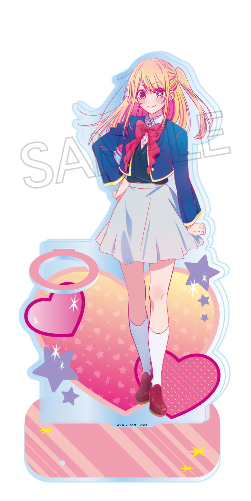 Oshi no Ko Vivid Line Acrylic Pen Stand Ruby image 1