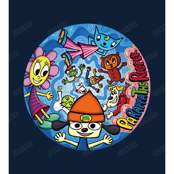 Inverted Color Parappa PaRappa The Rapper Full Color Print Coach Jacket (Size M)