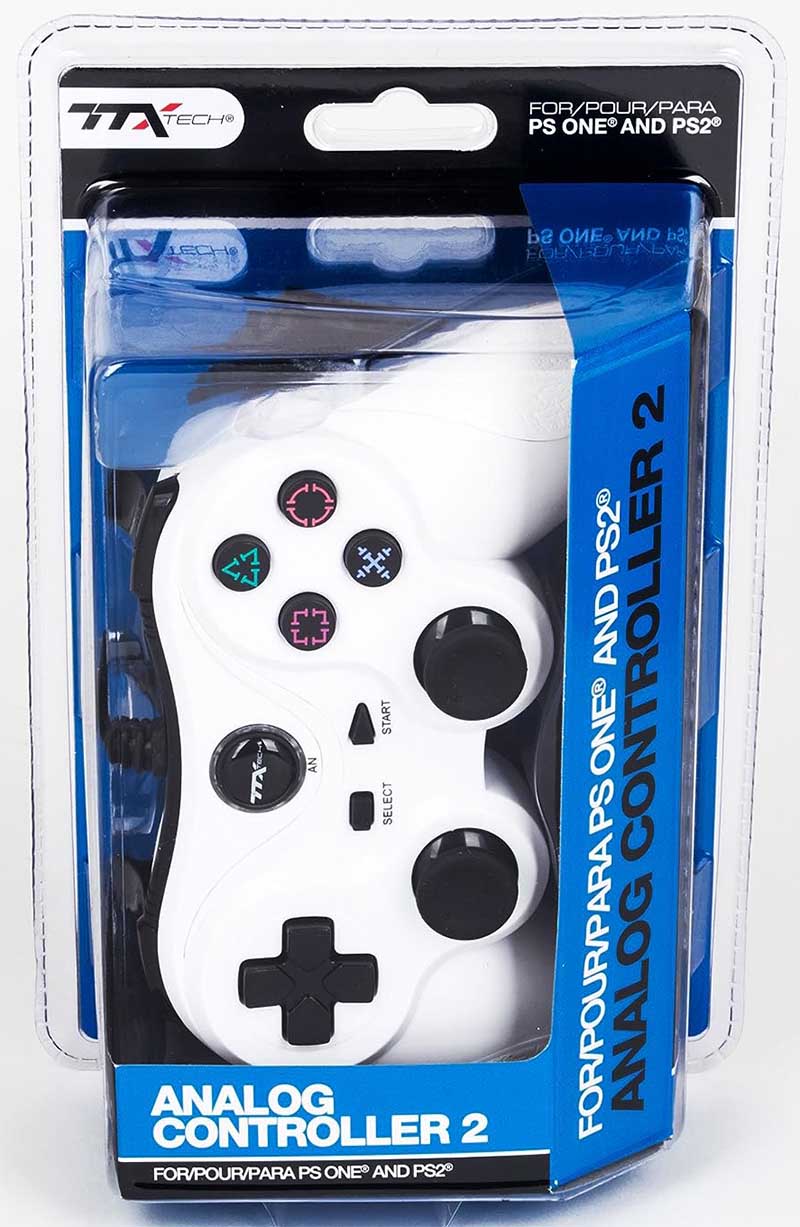 TTX PS2 Wired Controller (White) image 1