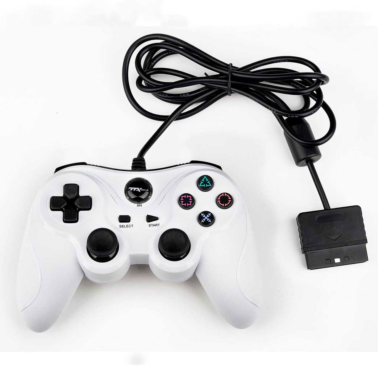 Ttx Controller TTX PS2 Wired Controller (White) 为了 PlayStation 2, PlayStation