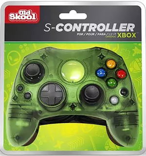 Tested Original Xbox OEM S Type Black Green OG Controller with Tested Original Xbox OEM S Type Black Green OG Controller with