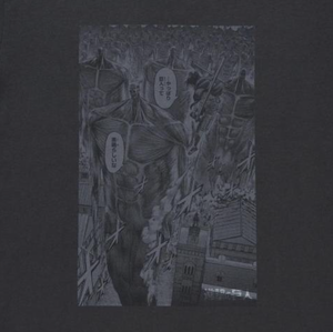 UT Attack on Titan Graphic T-Shirt (Dark Gray | Size XXL)_